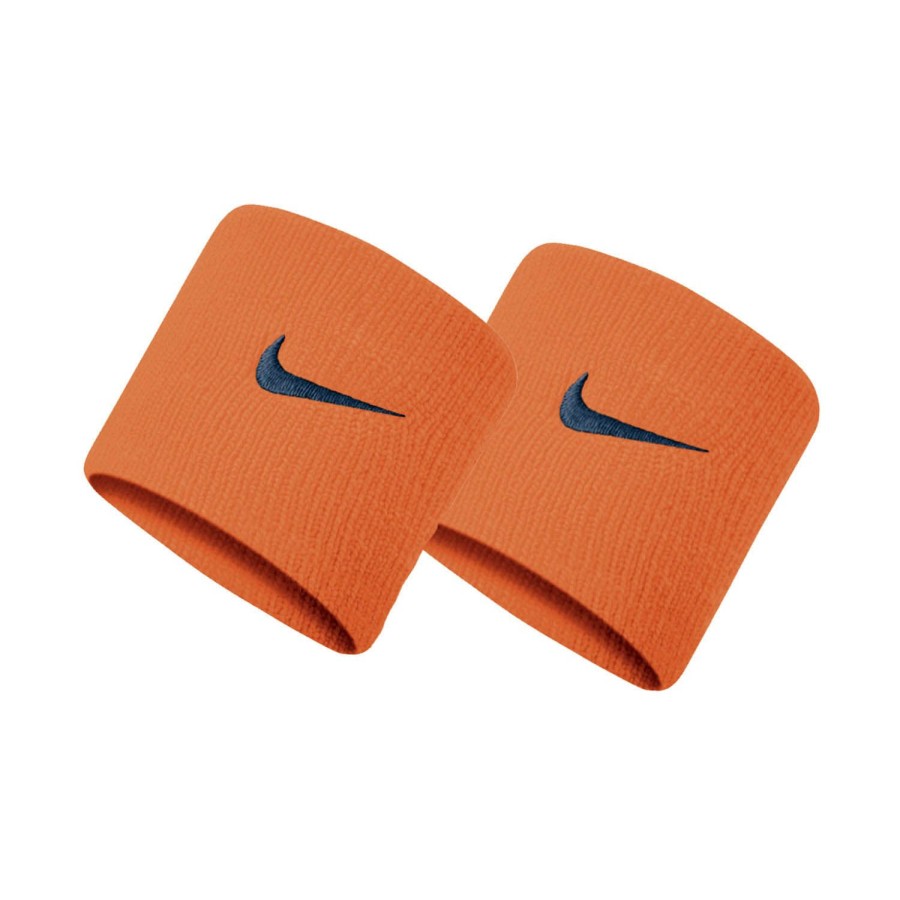 * Clearance Sale Swoosh Small Wristbands Orange/College Navy Hats And Wristbands