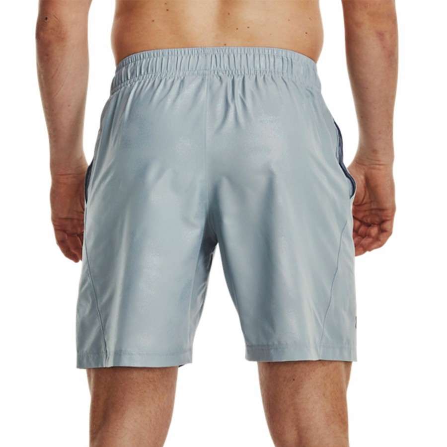 * Discount Online Woven Emboss 8In Shorts Harbor Blue/Black Men'S