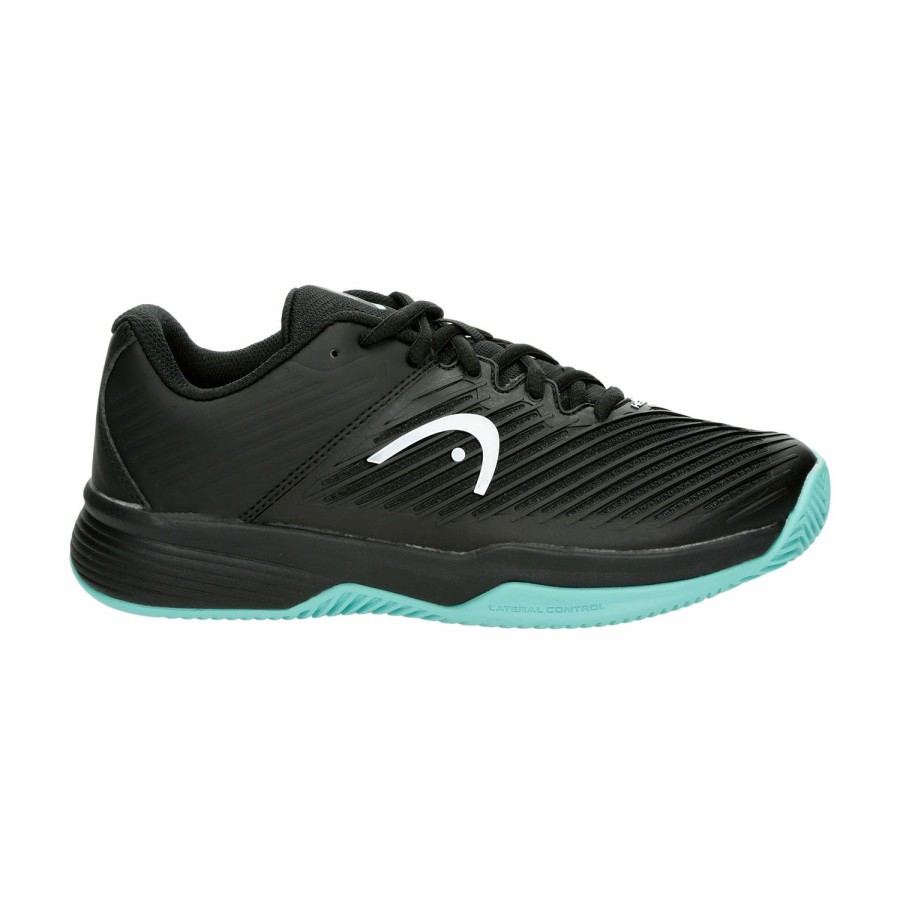 * Clearance Revolt Pro 4.0 Clay Junior Black/Teal Shoes