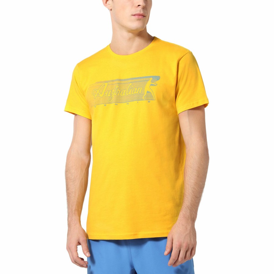 * Cut-Price Gradient T-Shirt Yellow/Blue Men'S