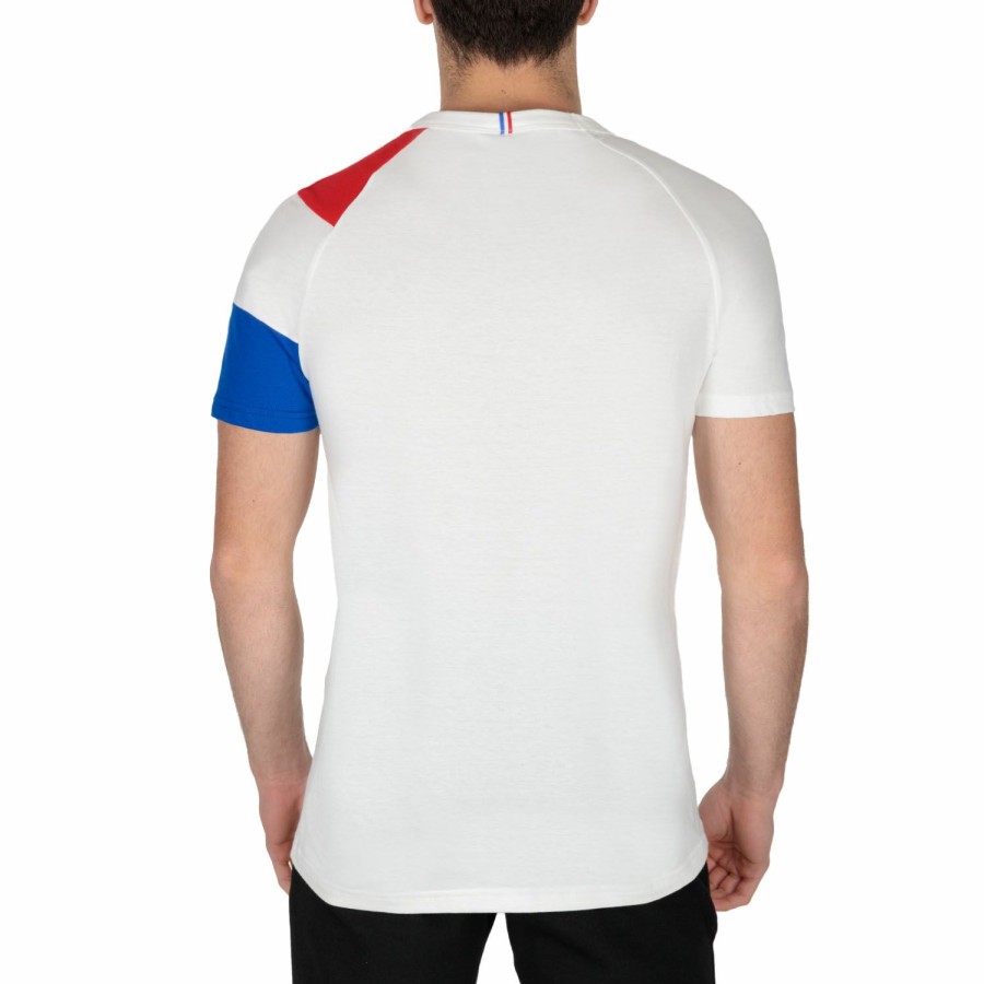 * Sales Online Essentiels T-Shirt New Optical White/Rouge Electro/Bleu Electro Men'S