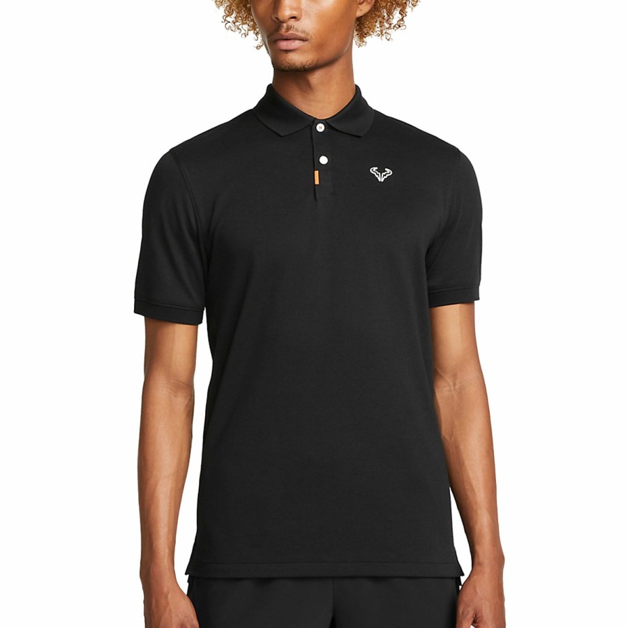 * Special Offer Rafa Logo Polo Black/White Men'S