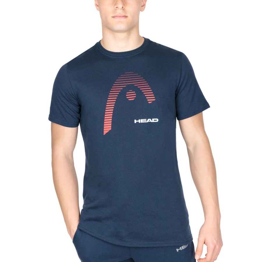 * Special Offers Club Carl T-Shirt Dark Blue/Red Men'S