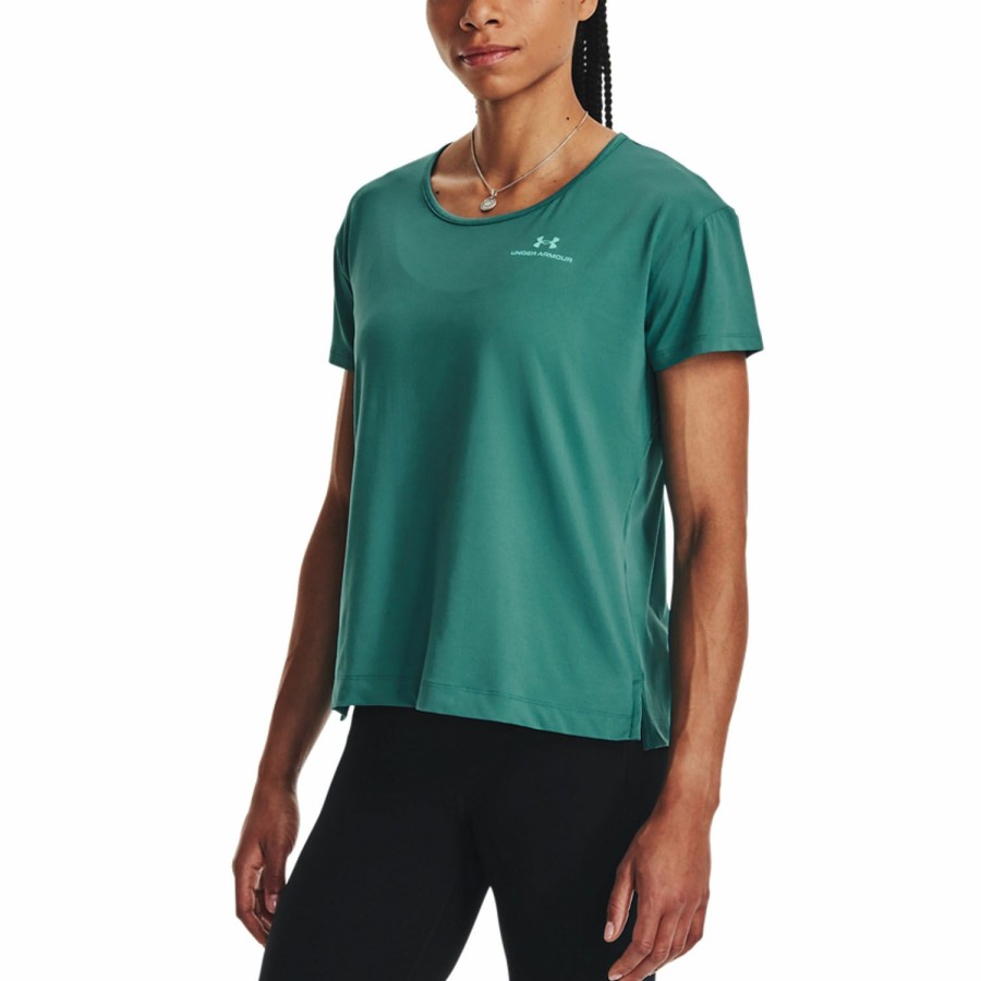 * Sales Online Rush Energy Core T-Shirt Coastal Teal/Birdie Green Women'S