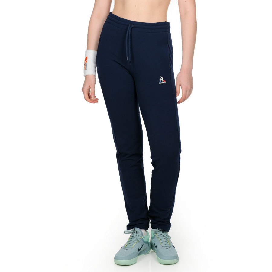 * Sales Online Essentiels Logo Pants Bleu Nuit Women'S