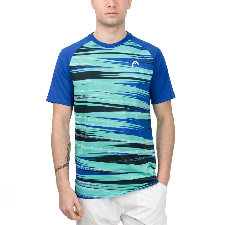 * On Sale Topspin Logo T-Shirt Royal/Print Vision M Men'S