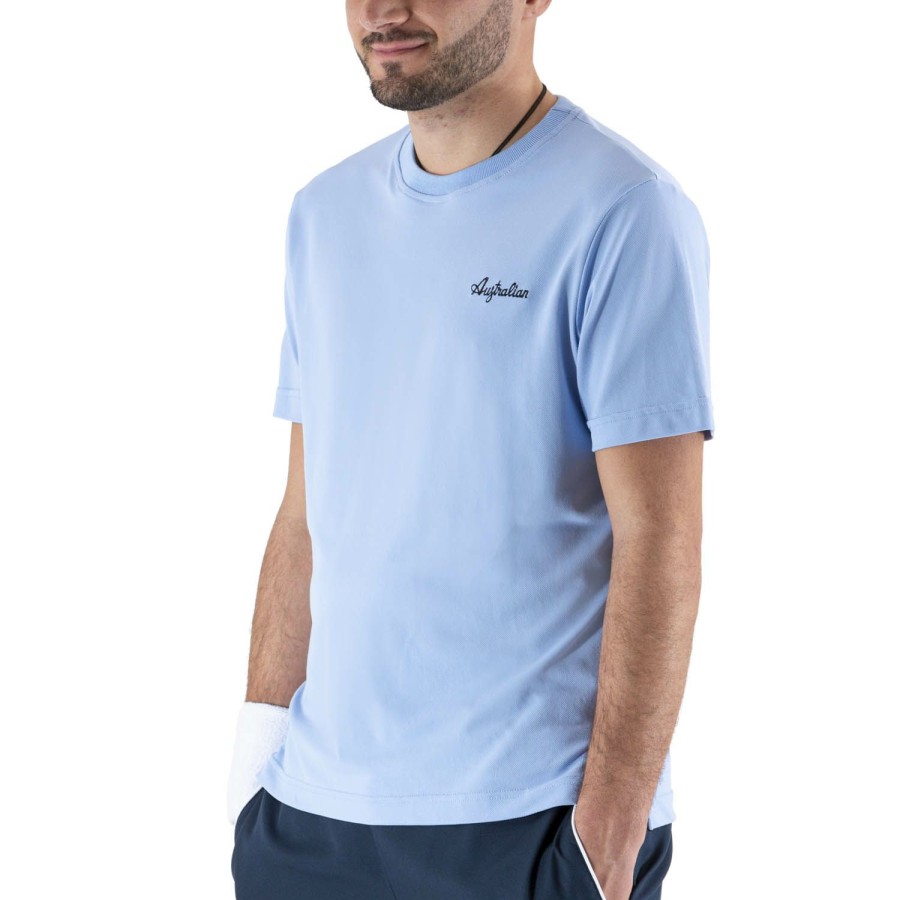 * Special Offer Piquet T-Shirt Azzurro Pastello Men'S