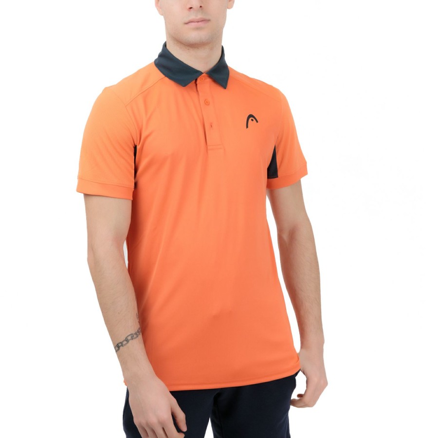 * Clearance Slice Logo Polo Flamingo Men'S