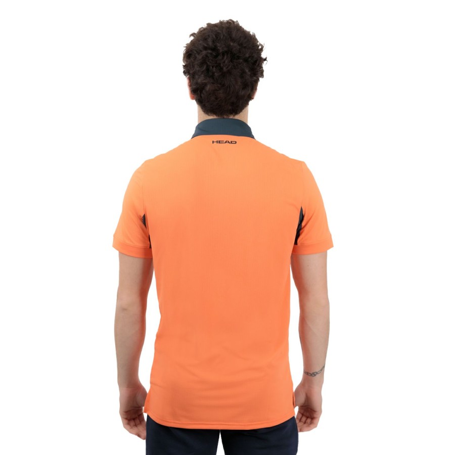 * Clearance Slice Logo Polo Flamingo Men'S