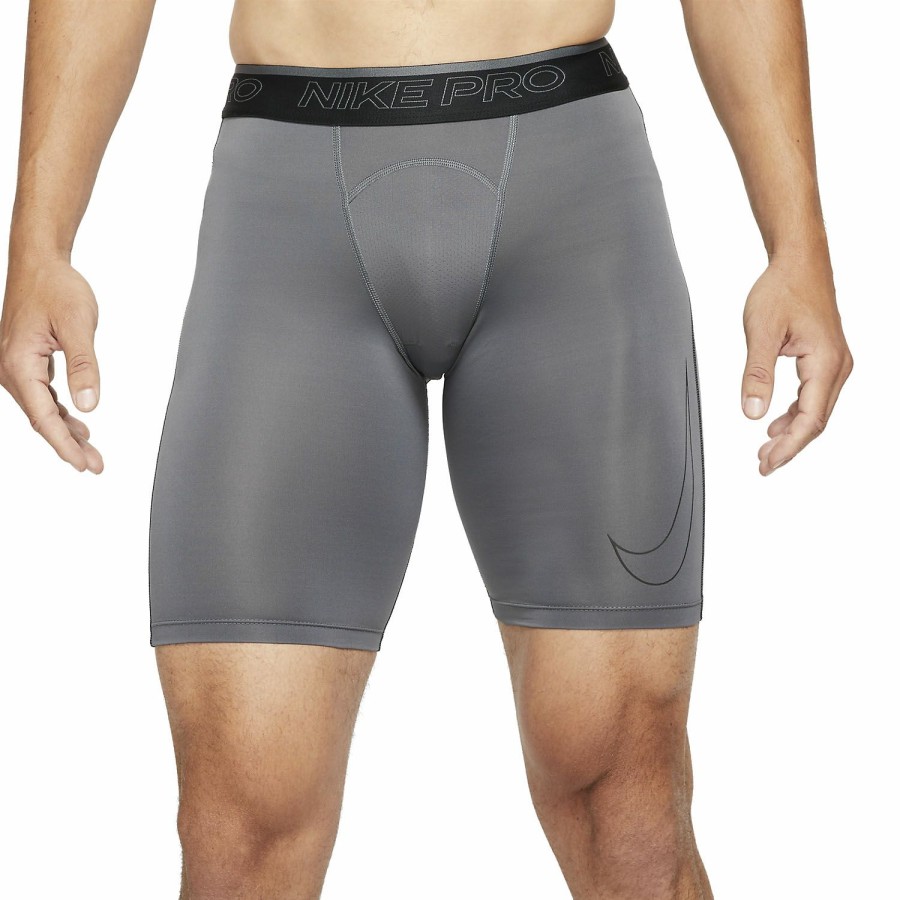 * Bargain Sale Pro Dri-Fit Logo Short Tights Iron Grey/Black Men'S