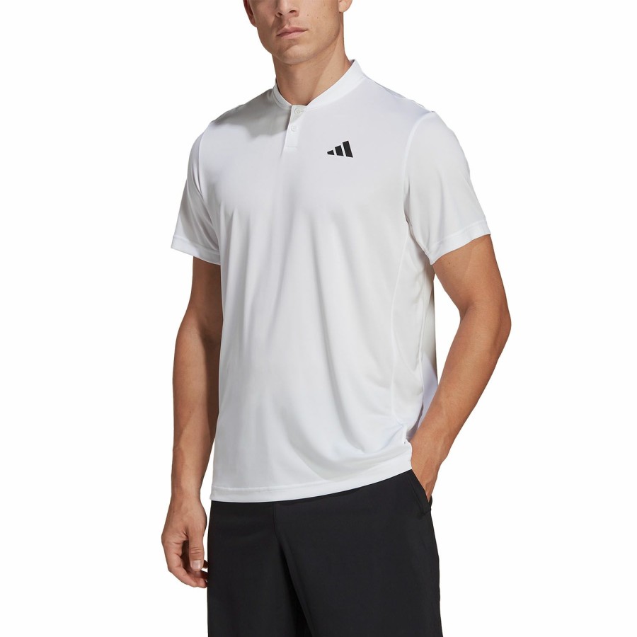 * Prefential Price Club Henley Polo White Men'S