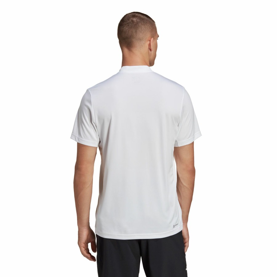 * Prefential Price Club Henley Polo White Men'S