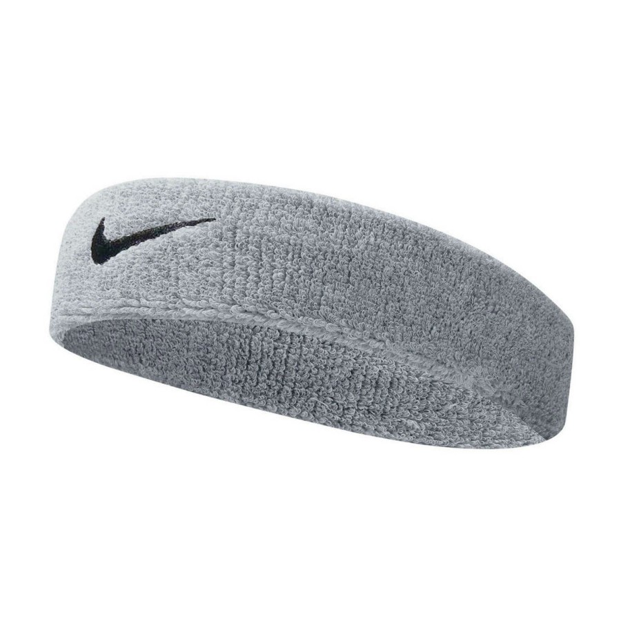 * Clearance Sale Swoosh Headband Grey/White Headbands & Socks