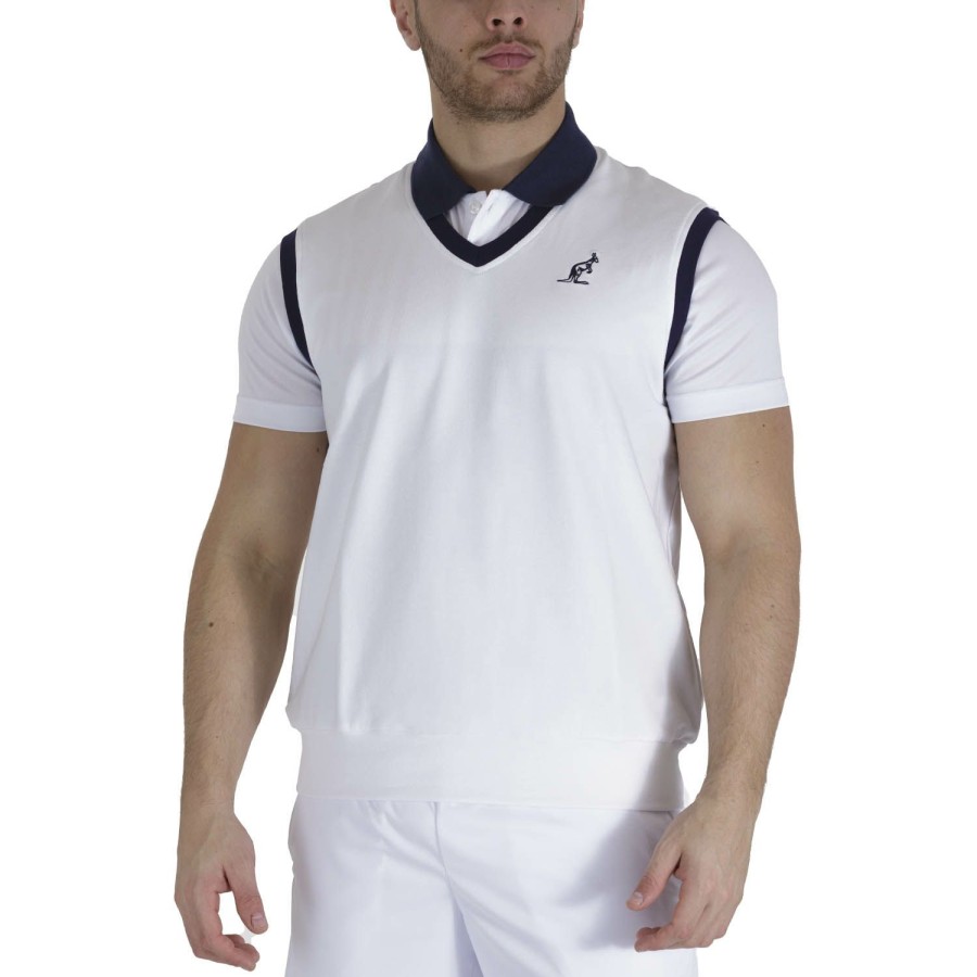 * Prefential Price Logo Vest Bianco Men'S