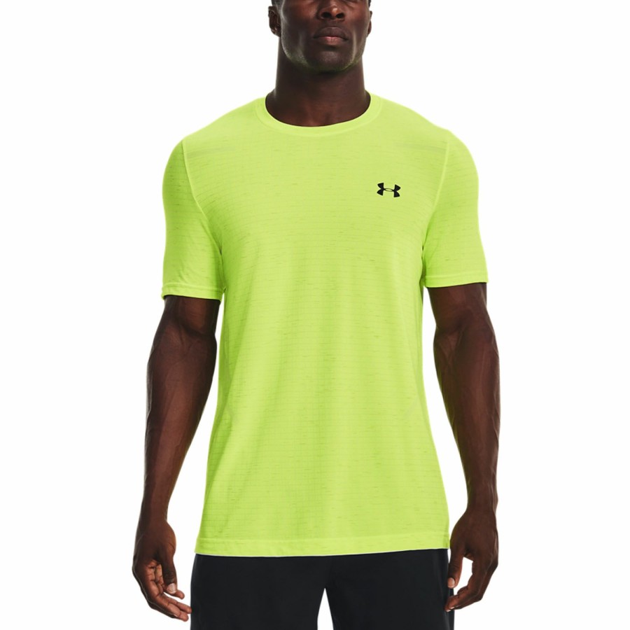 * Special Offers Seamless Grid T-Shirt Lime Surge/Black Men'S