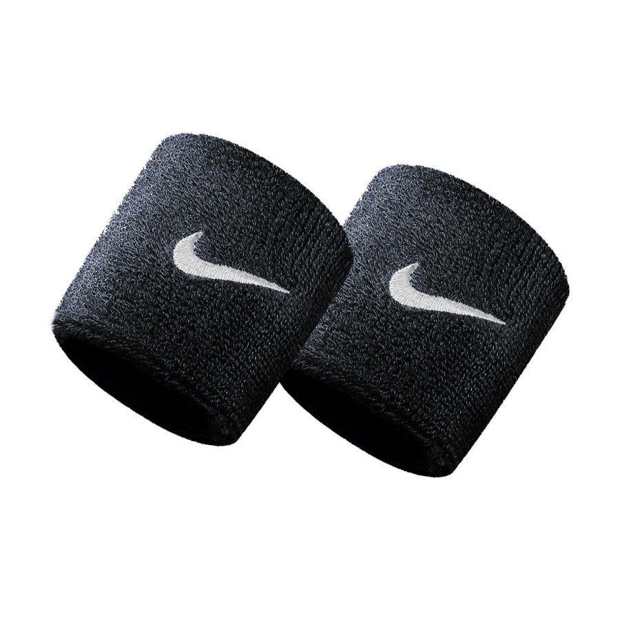 * Super Specials Swoosh Small Wristbands Black/White Hats And Wristbands