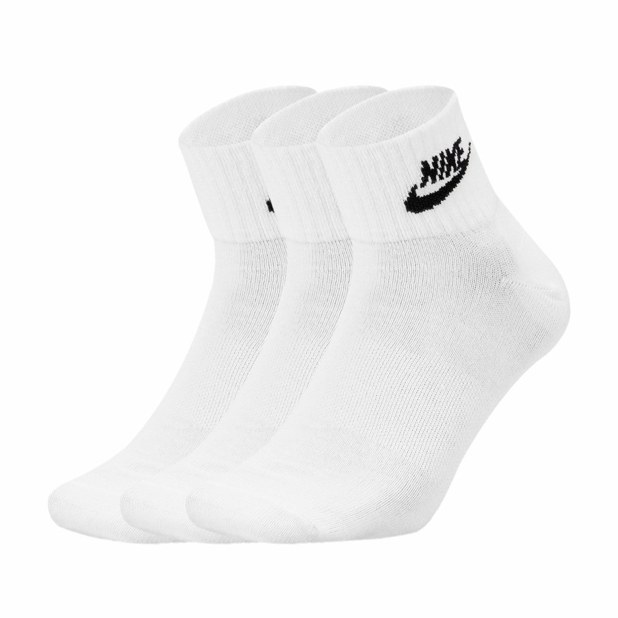 * Special Offers Essential X 3 Socks White/Black Headbands & Socks