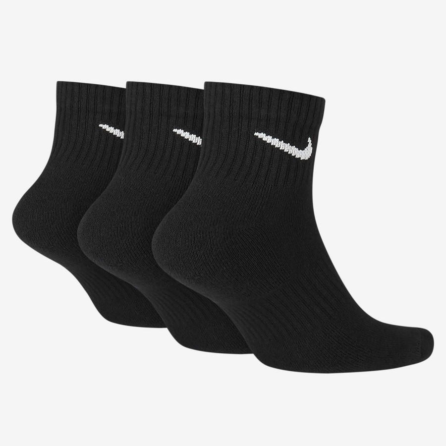 * Limit Offer Everyday Cushion X 3 Socks Black Headbands & Socks