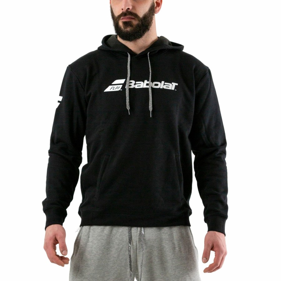 * Bargain Sale Exercise Print Hoodie Black Men'S