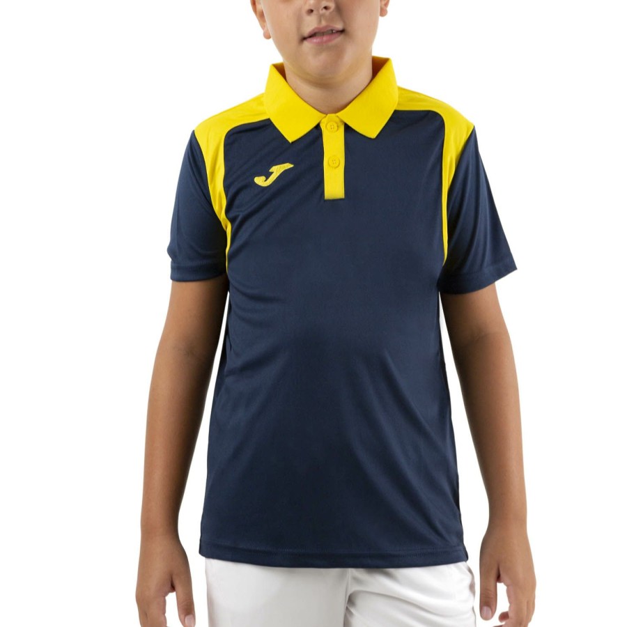 * Half Off Championship V Polo Boy Dark Navy/Yellow Boy