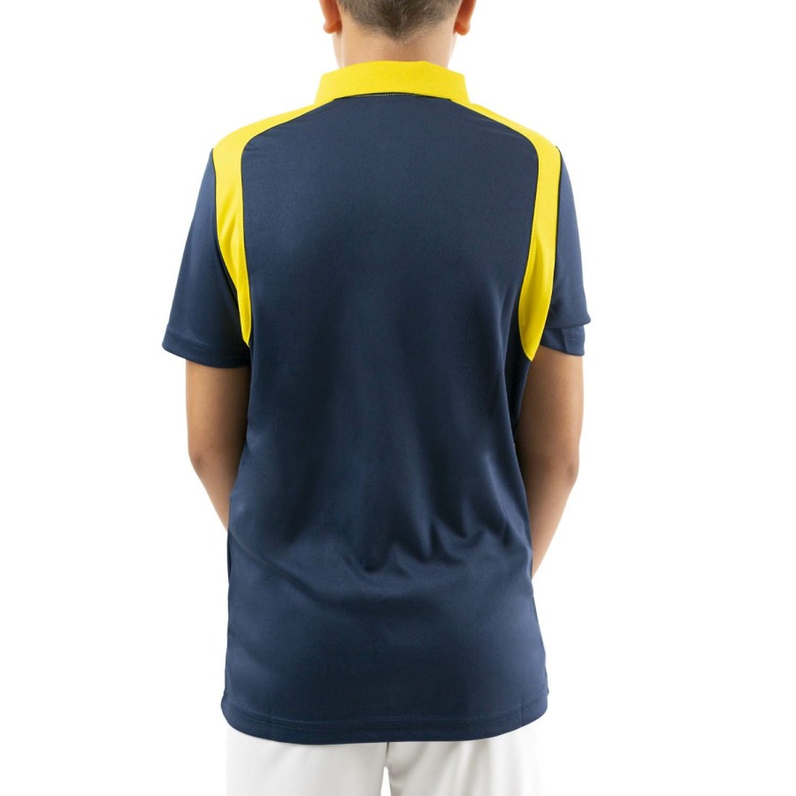 * Half Off Championship V Polo Boy Dark Navy/Yellow Boy