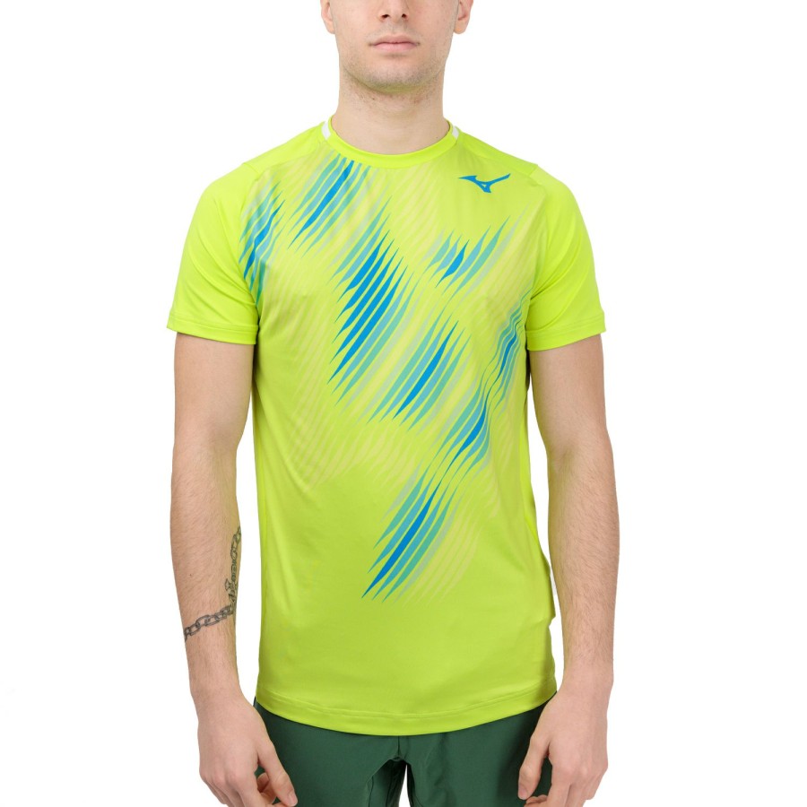 * Special Price Shadow Graphic T-Shirt Acide Lime Men'S