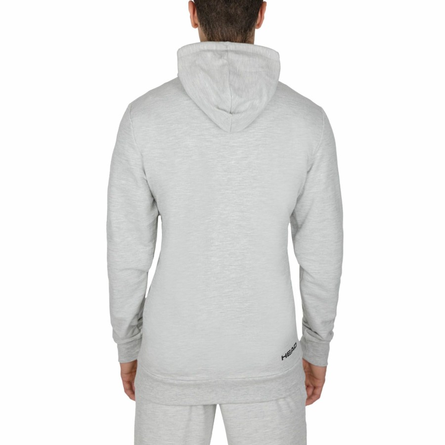 * Limit Offer Club Byron Hoodie Grey Melange Men'S