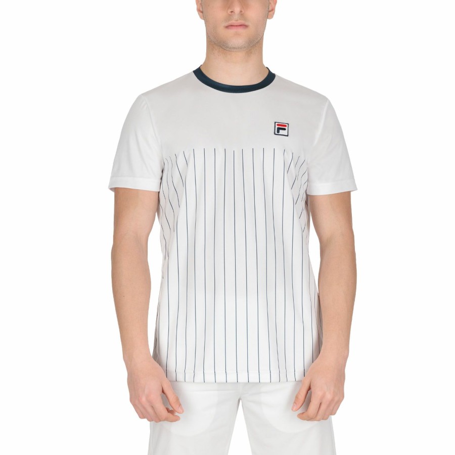 * Special Offers Mika T-Shirt White/Peacoat Blue Stripes Men'S